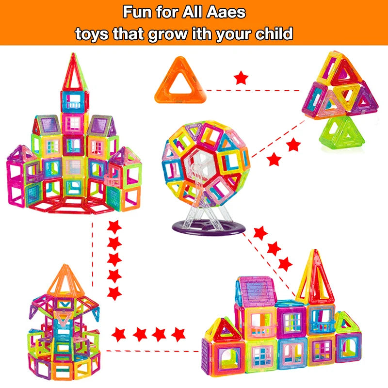 Magnetic Building Blocks for Kids