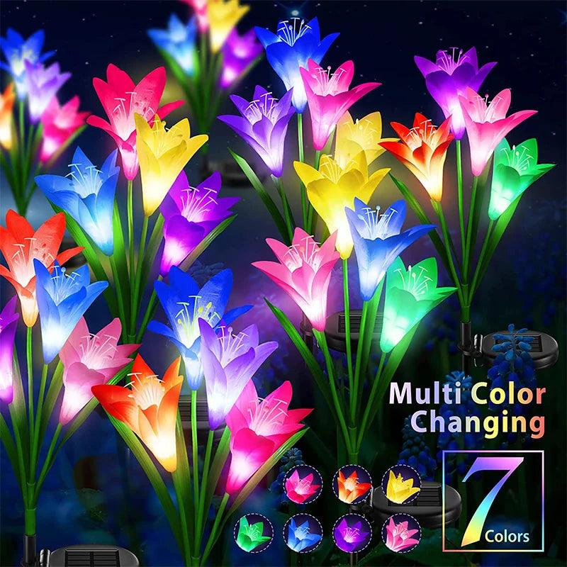 Blooming Solar Garden Lights