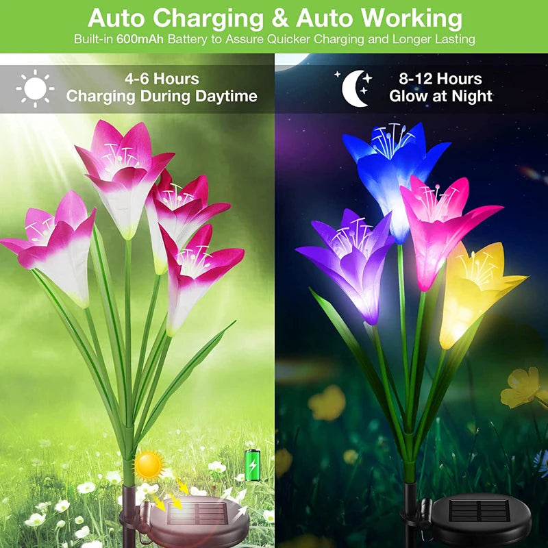 Blooming Solar Garden Lights