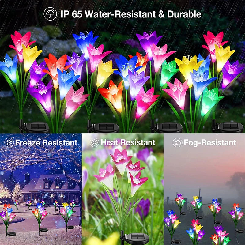 Blooming Solar Garden Lights
